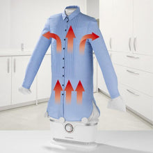 Laden Sie das Bild in den Galerie-Viewer, CLEANmaxx Bügler für Hemden & Blusen in Weiß/Silber