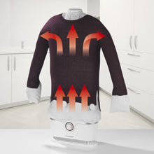 Laden Sie das Bild in den Galerie-Viewer, CLEANmaxx Bügler für Hemden & Blusen in Weiß/Silber