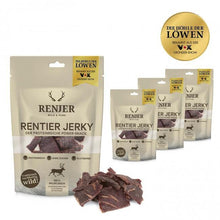 Laden Sie das Bild in den Galerie-Viewer, Renjer Trockenfleisch Rentier - 4x 25g