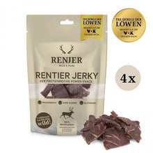 Laden Sie das Bild in den Galerie-Viewer, Renjer Trockenfleisch Rentier - 4x 25g