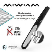 Laden Sie das Bild in den Galerie-Viewer, MIWIAM Nagelfeile für Finger- und Fußnägel - schwarz