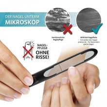 Laden Sie das Bild in den Galerie-Viewer, MIWIAM Nagelfeile für Finger- und Fußnägel - schwarz