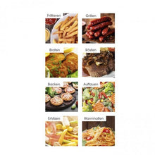 Laden Sie das Bild in den Galerie-Viewer, GOURMETmaxx Heißluft-Fritteuse - 2,7l - 1500W - Edelstahl/schwarz