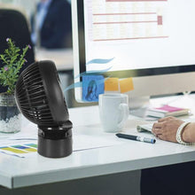 Laden Sie das Bild in den Galerie-Viewer, EASYmaxx Akku-Tischventilator - Einstellbarer Neigungswinkel - schwarz