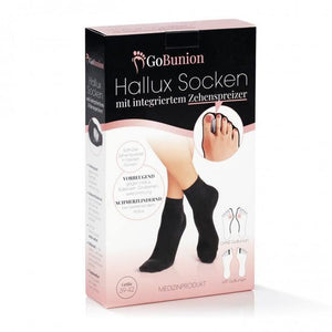GoBunion Hallux Socken mit integriertem Zehenspreizer - Größe 35-38 - 2er-Set - twicce.de