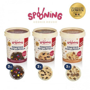 SPOONING Cookie Dough Keksteig - 6x 215 g "Best of" - twicce.de